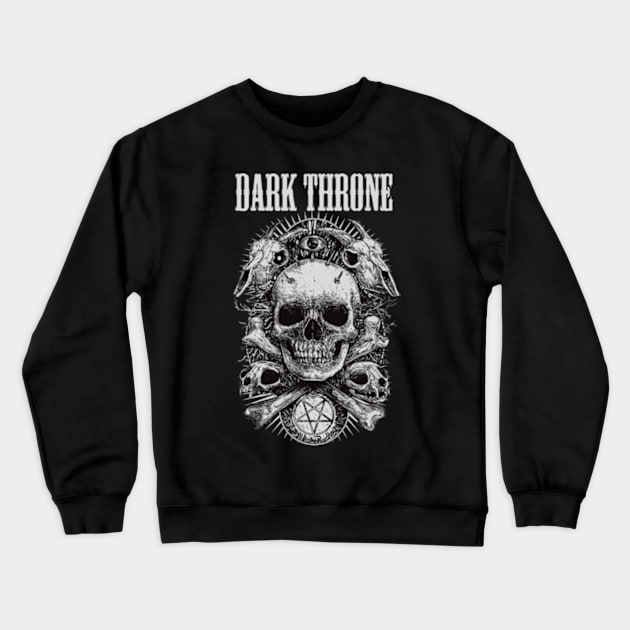 DARK THRONE BAND Crewneck Sweatshirt by phsyc_studio